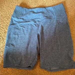 Blue Biker Shorts